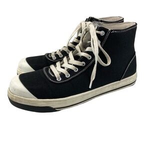 Avenger Womens Size 11 A200 Blade Comp Toe Work Shoes Black Canvas Safety